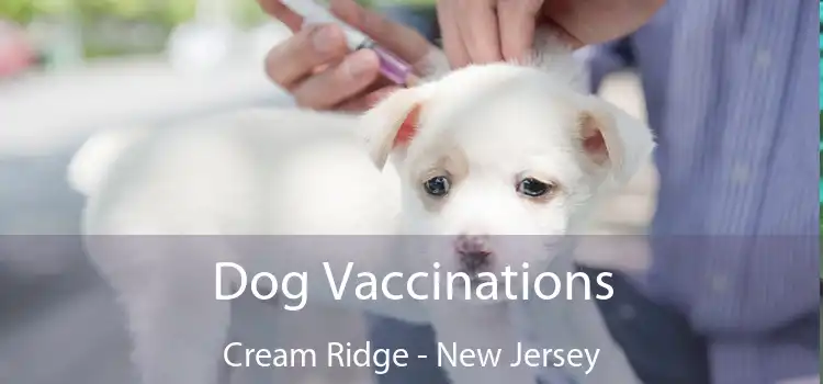 Dog Vaccinations Cream Ridge - New Jersey